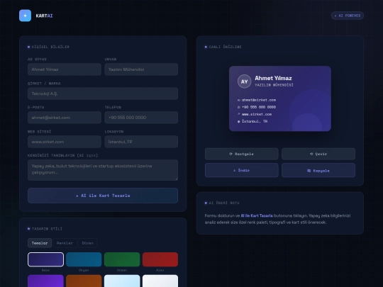 dijitalkartyap screenshot