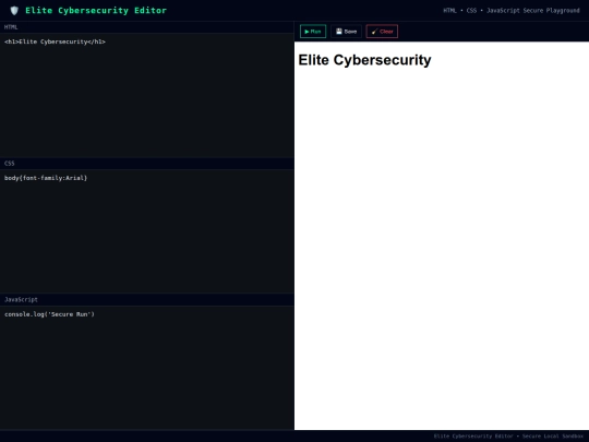elitecybersecurityeditor screenshot