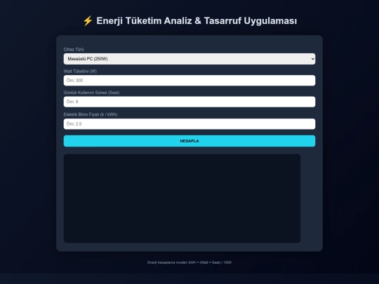 enerjituketimanaliztasarrufuygulamasi screenshot