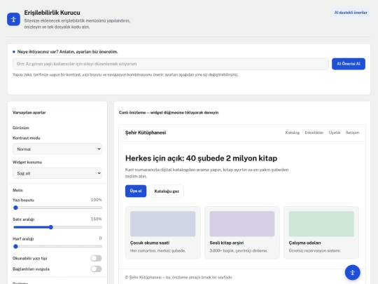 erisilebilirlikkurucu screenshot