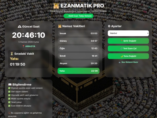 ezanmatikpro screenshot