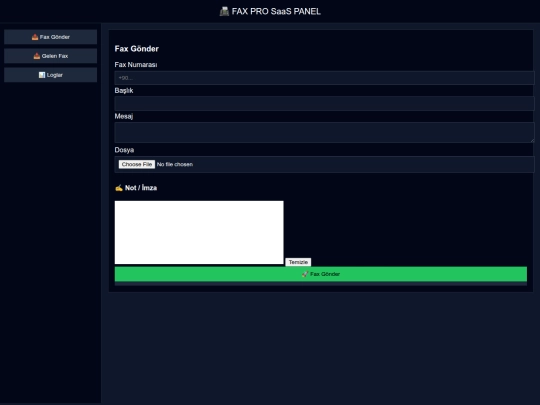 faxprosystem screenshot