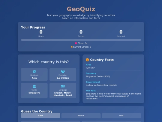 geoquiz screenshot