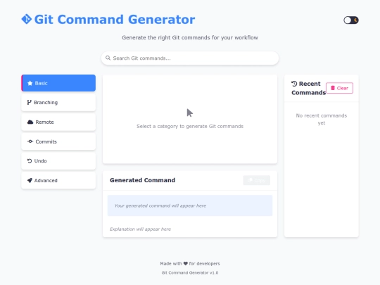 gitcommandgenerator screenshot