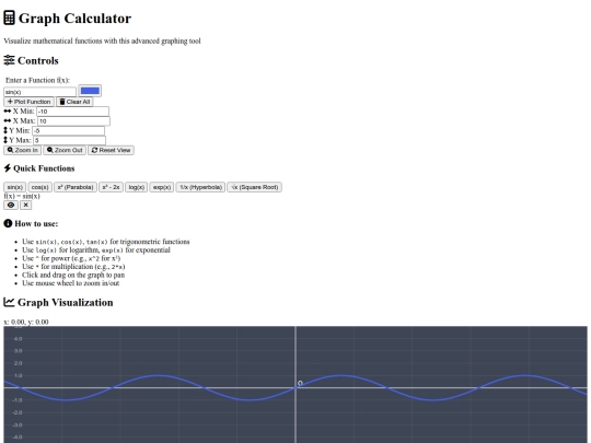 graphcalculatorapp screenshot