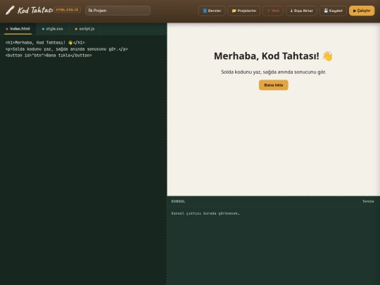 kodtahtasi screenshot
