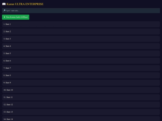kuranultraenterprise screenshot