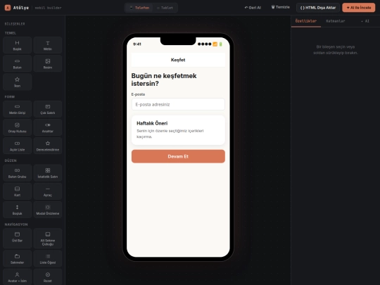 mobilbuilder screenshot