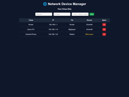 networkdevicemanager screenshot