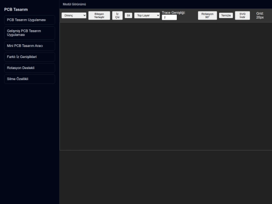 pcbdsing screenshot