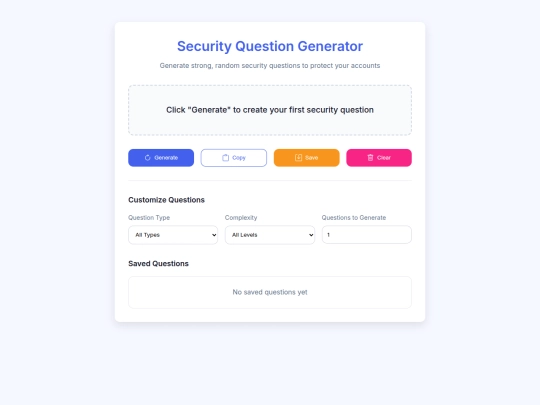 randomsecurityquestiongenerator screenshot