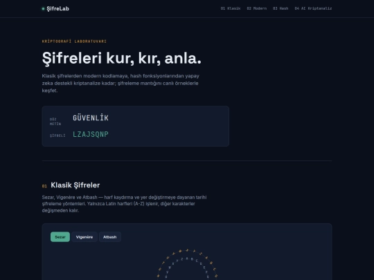 sifrelab screenshot