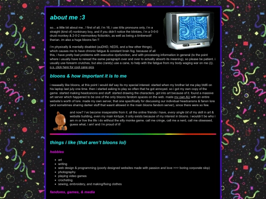 pages/about-me screenshot