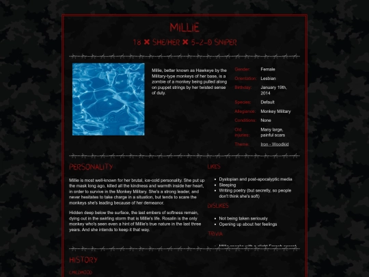pages/characters/millie screenshot