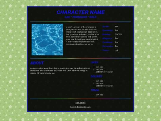 pages/characters/small_info_card screenshot