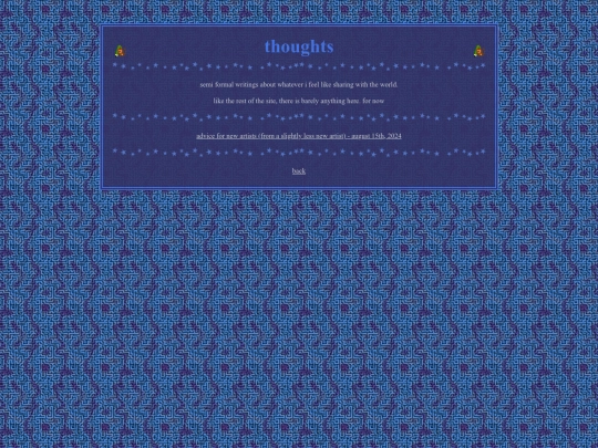 pages/thoughts screenshot