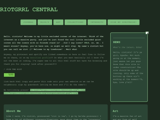 index screenshot