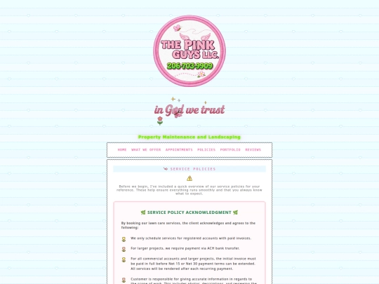 policies screenshot