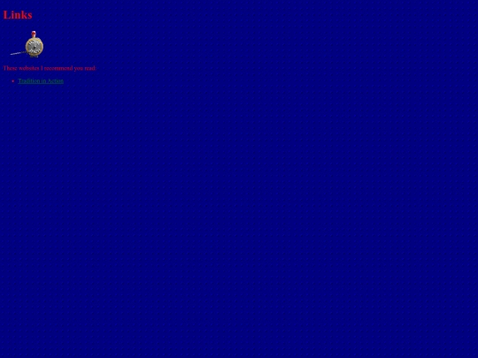 links screenshot
