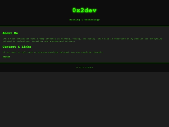 index screenshot