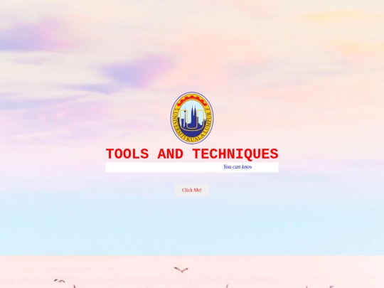 tools and technique screenshot