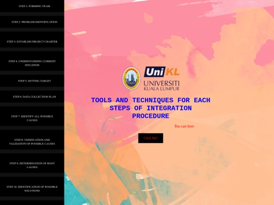 tools in each step screenshot