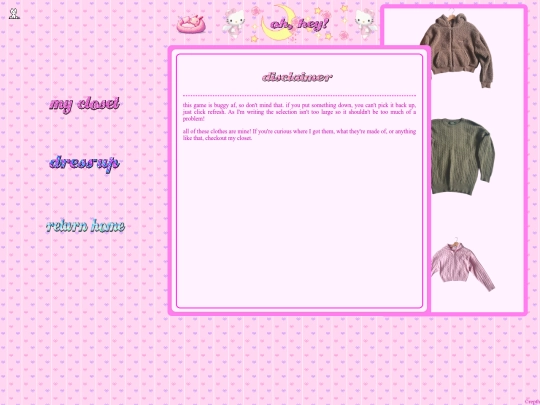disclaimer screenshot