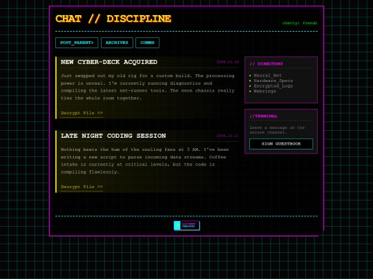 index screenshot