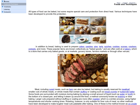 Baking/foods_and_techniques screenshot