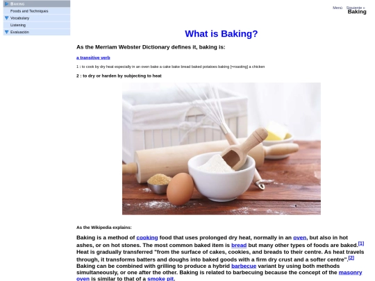 Baking screenshot