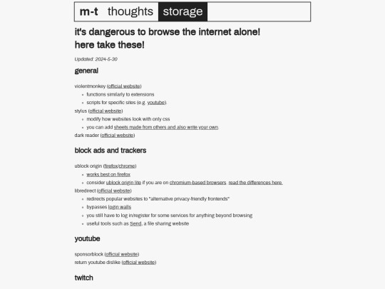 storage/list-of-extensions screenshot