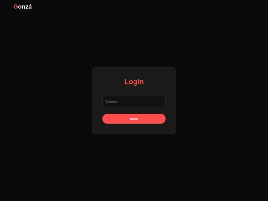 login screenshot
