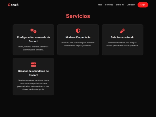servicios screenshot