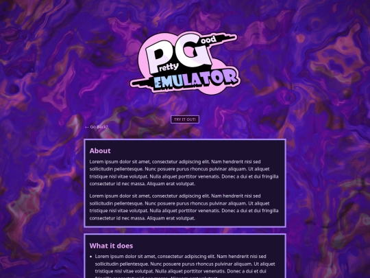 PGEmu screenshot