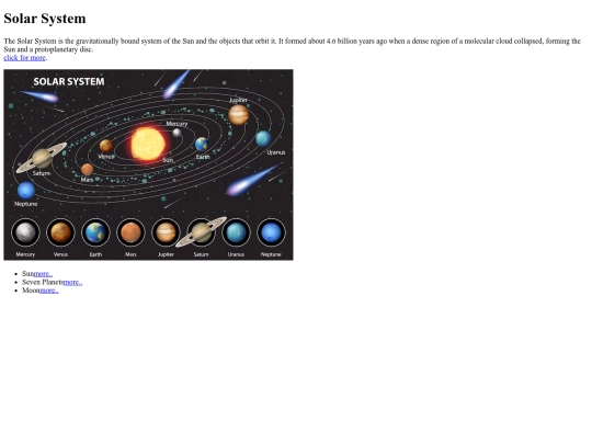 Solarsystem screenshot