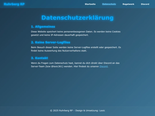 datenschutz screenshot