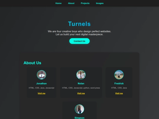 about us screenshot