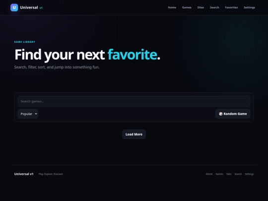 games screenshot