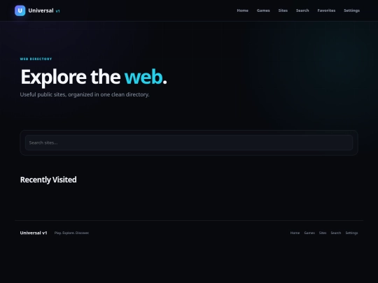 sites screenshot