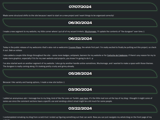 updates screenshot