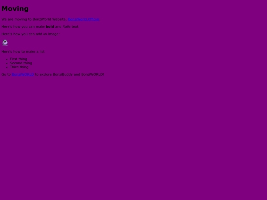 misc/site/Official/OfficialSite/BonziWorldSite screenshot