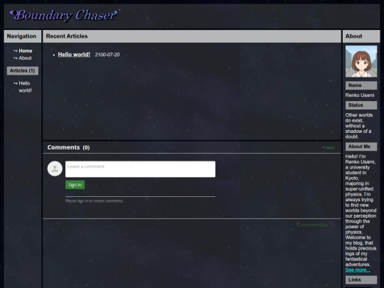 index screenshot