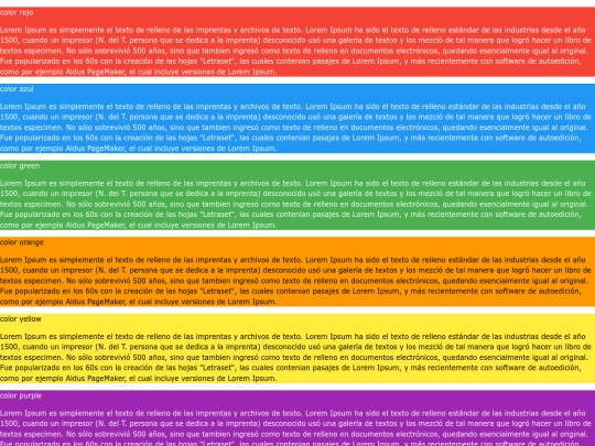 responsive/colores screenshot