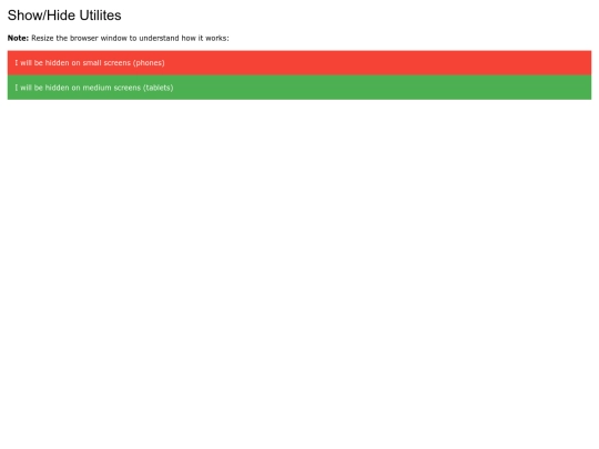 responsive/showhigh screenshot