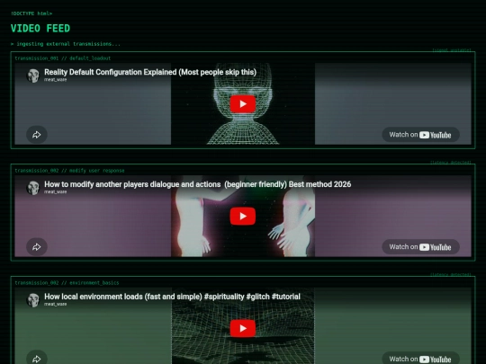 videos screenshot