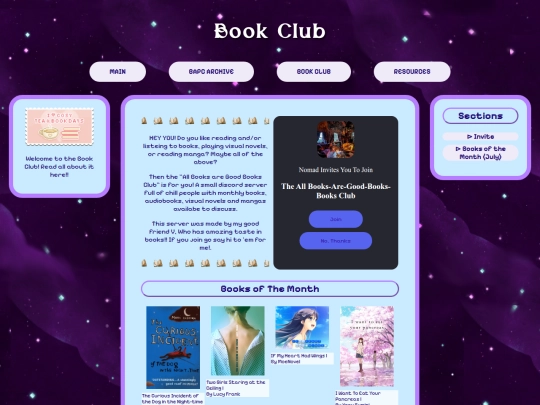 book_club screenshot