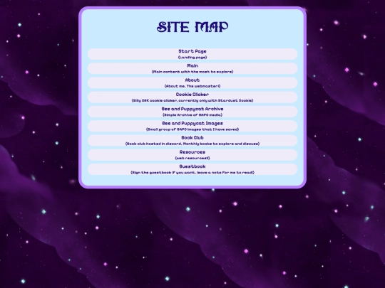 sitemap screenshot