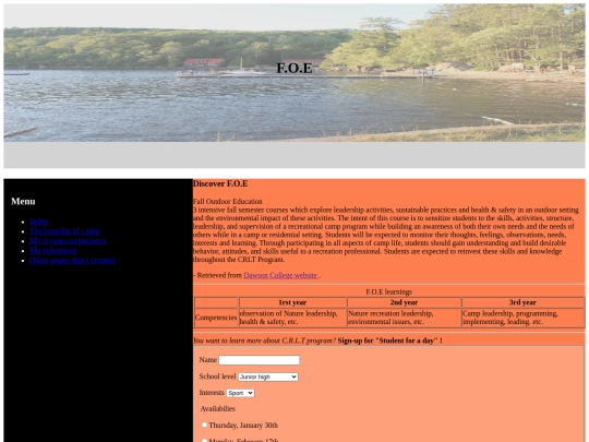 FOE screenshot