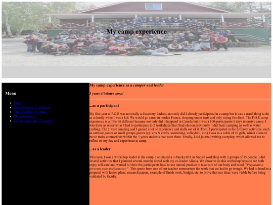 experience screenshot