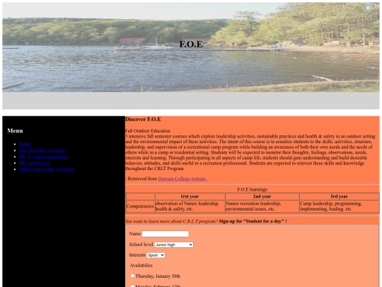 project/FOE screenshot